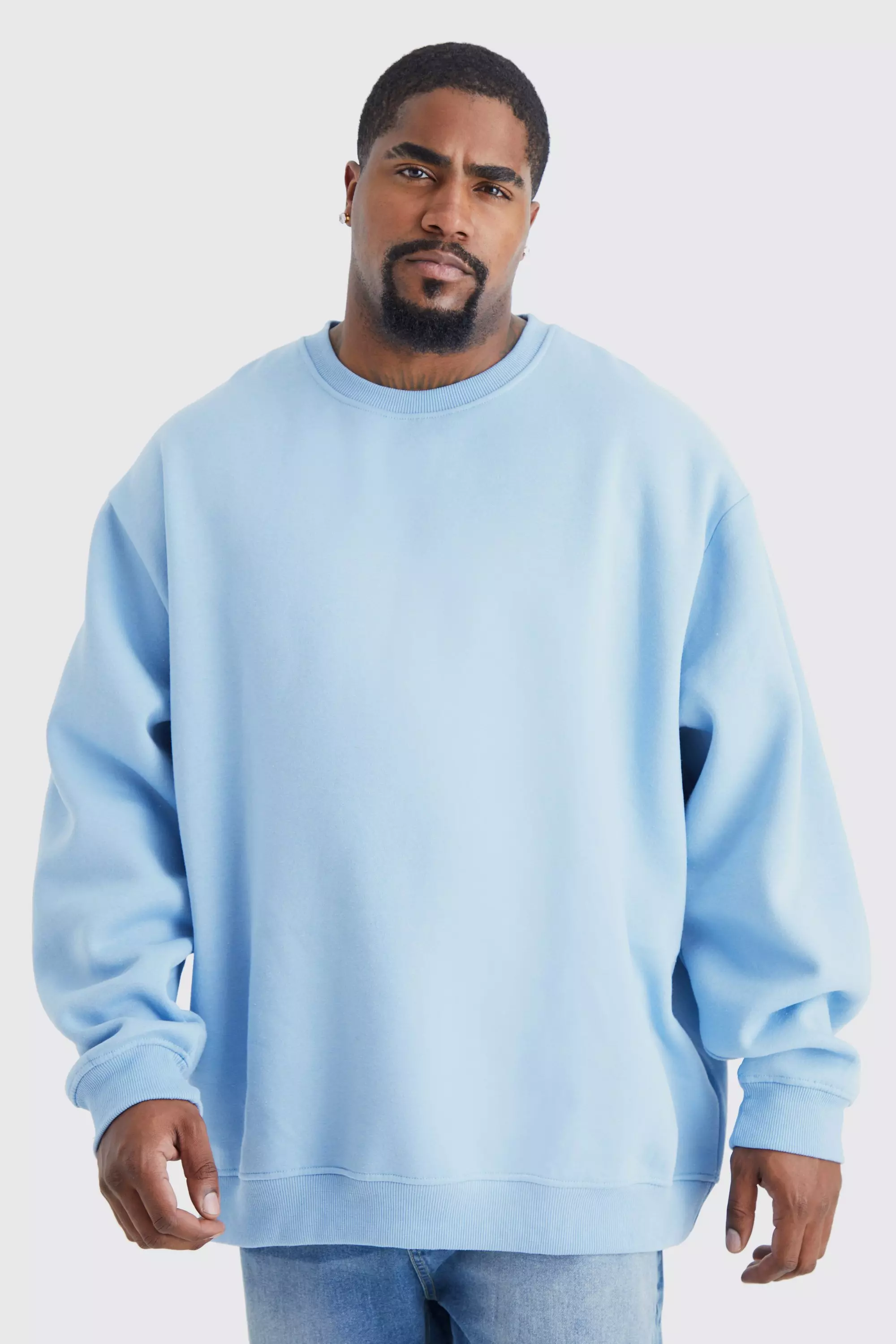 Light blue 2024 oversized sweatshirt